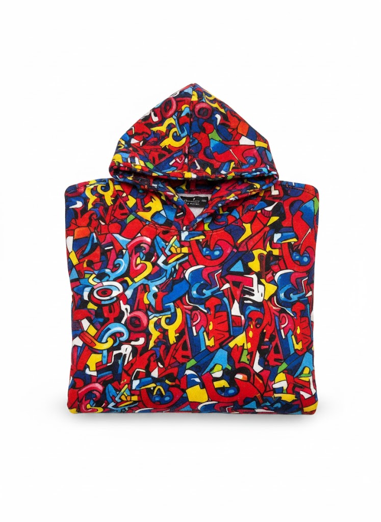 Unisex Colorful Graphic Hoodie